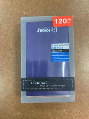 2.5" 120GB Portable External Hard Drive USB3.0 SATA HDD Storage for PC, Mac, Desktop, Laptop, MacBoo