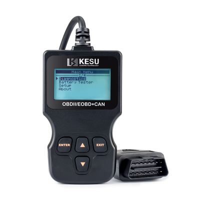 KESU Universal OBD II Scanner C101 Car Engine Fault Code Reader CAN Diagnostic Scan Tool - Black
